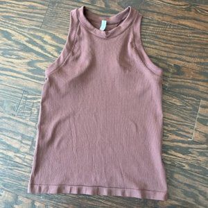 ATHLETA RENEW RACERBACK TANK -MED  ROSE